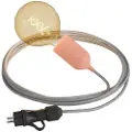 Creative Cables Snake Eiva Pastel Hængende Lampe Med Pære 5 M