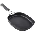 Supreme Grill I Støbt Aluminium Med Glat Sammenklappeligt Xylanhåndtag 20 Cm