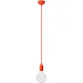 Creative Cables Med Bulb Silikone Farverig Pendellampe Med Tekstilkabel