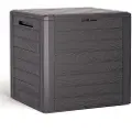 Prosperplast Woodebox Collection-udendørs Opbevaringsboks Til Terrassen 140l 58.5x46x55 Cm