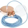 Creative Cables Rz11 Zigzag Diy 1 M Hængende Lampe Pendel Til Lampeskærm