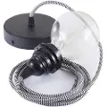 Creative Cables Rz04 Zigzag 50 Cm Hængende Lampe Pendel Til Lampeskærm