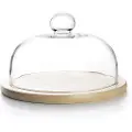 Ibili 20 Cm Glasplade Med Træbund