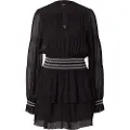 Hugo Boss BOSStil kvinder. 50544042 Desia kjole sort (XXL), Casual, Polyester, Lange ærmer