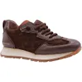 Hispanitas Hispanitastil kvinder. CHI254312 Sneakers i læder Kansas Bolmet brun (39), Fast, 1-3 cm, Blonder, Casual, Dyreprint