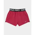 Nike Pro Fleece Dri-FIT-shorts til større børn (piger) - lilla