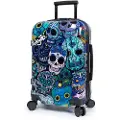 Tokyoto Luggage Blue Skulls Kuffert Med Hjul