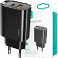 Usams Cc121tc02 Usb-a-og Usb-c-vægoplader