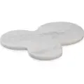 Humdakin Dekorativ bakke SKAGEN 26 cm, grå, marmor,