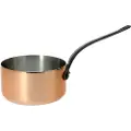 De Buyer Kasserolle INOCUIVRE 18 cm, støbejernshåndtag, kobber, de Buyer