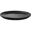 Teknikproffset Middagstallerken THEO 22 cm, sort, stentøj, Stelton