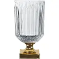 Nachtmann Vase MINERVA GOLD 32 cm, klar, Nachtmann