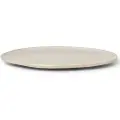 Ferm Living Middagstallerken FLOW 27 cm, hvid, stentøj, fast LIVING
