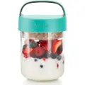Lékué Frokostkrukke JAR TO GO 400 ml, turkis, Lékué