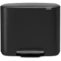 Brabantia Pedalspand BO 36 l, mat sort, Brabantia