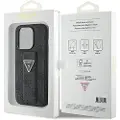 GUESS Guhcp15xpgs4tdk Iphone 15 Pro Max 6.7 Grip Stand 4g Triangle Strass Telefonetui
