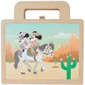 Loungefly Mickey Og Minnie Western Notebook Madkasse