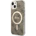 GUESS Zestaw Gubpp14mh4eacsw+ Charger Iphone 14 Plus15 Plus 6.7 4g Print Telefonetui