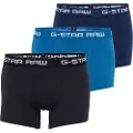 G-Star G-Startil mænd. D05095-2058-8528 Pakke 3 boxershorts Klassisk blå (M), Afslappet, Bomuld