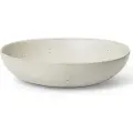 Ferm Living Serveringsskål FLOW 19,5 cm, hvid, stentøj, fast LIVING