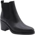 Alpe Alpetil kvinder. 240417 Leyna ankelstøvler i læder, sort (37), 5-8 cm, Ingen, Casual