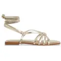 Pepe Jeans Pepe Jeanstil kvinder. PLS90696 Sandaler Frida Metal guld (38), Guldfarvet, Fast, Blonder, Casual, Party