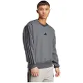 Adidas Essentials 3 Stripes Fleece Sweatshirt