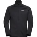 Jack Wolfskin Peak District, fleecejakke, herre, sort
