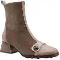 Hispanitas Hispanitastil kvinder. HI254219 Brune Marsella ankelstøvler i læder (39), 3-5 cm, Lynlås, Casual