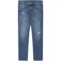 Pepe Jeans Pepe Jeanstil drenge. PB20000094WC Blå slim fit-jeans (12Años= 152cm), Casual, Bomuld, Denim, børnetøj