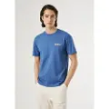Pepe Jeans Pepe Jeanstil mænd. PM5010086 Milon T-shirt blå (XXL), Casual, Bomuld, Korte ærmer