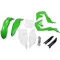 Ufo Kawasaki Kxf 450 2019-2023 Kakit227f-999 Fork Protectors & Plastikkit