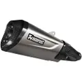 Akrapovic Vespa Gts 300 Hpe 21-22 Ref:s-ve3so11-zdfss Stainless Steel&carbon Homologeret Slip On Lyddæmper