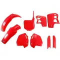 Ufo Honda Cr 500 1995-2000 Hokit089f-067 Fork Protectors & Plastikkit