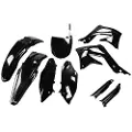 Ufo Kawasaki Kxf 450 2012-2012 Kakit217f-001 Fork Protectors & Plastikkit