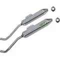 Arrow Thunder Aluminium/stainless Steel Pair Xt 660 R/x 04-16 Ikke-godkendt Lyddæmper