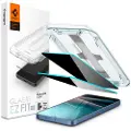 Spigen Samsung Galaxy S24/S25 Spigen Glas.tR Ez Fit Privacy Skærmbeskyttelse Hærdet Glas - 2 Stk.