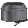 Tefal Sæt med gryder INGENIO NATURAL FORCE L3969002, sæt med 4, grå, aluminium, Tefal