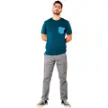Snap Climbing Monochrome Pocket T-shirt Med Korte ærmer
