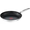 Tefal Pande DUETTO+ G7320734 30 cm, ikke-stick, rustfrit stål, titanium, Tefal
