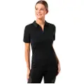 Super.natural Zip Kortærmet Polo