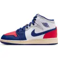 Jordan Air Jordan 1 Mid-sko til større børn - hvid
