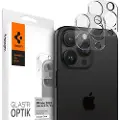 Spigen iPhone 16 Pro/16 Pro Max Spigen Optik.tR Kamera Linse Hærdet Glas - Klar