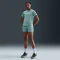 Nike Højtaljede Nike Trail Dri-FIT-løbeshorts (10 cm) til kvinder - grøn