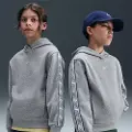 Nike Sportswear Club Fleece-hættetrøje til større børn - grå
