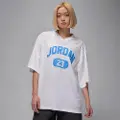 Jordan Brooklyn-trøje i mesh til kvinder - hvid