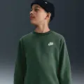 Nike Sportswear Club Fleece-sweatshirt til større børn - grøn