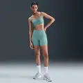 Nike Zenvy-cykelshorts med høj talje til kvinder (13 cm) - grøn