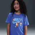 Nike Sportswear-T-shirt til større børn - blå