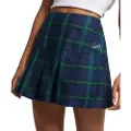 Superdry Vintage Check Pleat Mini Nederdel